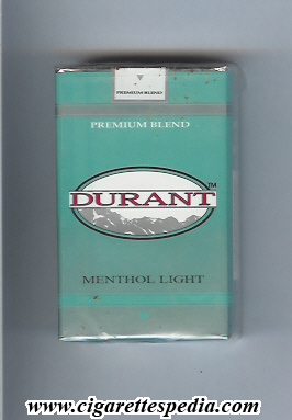 durant menthol light ks 20 s brazil