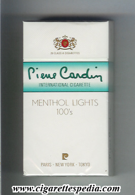 pierre cardin menthol lights l 20 h switzerland