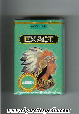 exact design 3 with indian menthol ks 20 s usa
