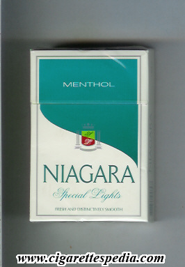 niagara uruguayan version menthol special lights ks 20 h uruguay