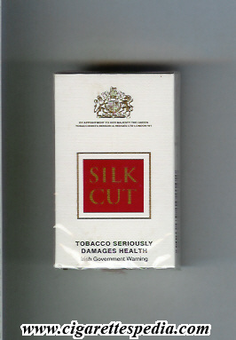 silk cut s 10 h white red england