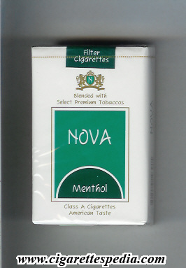 nova indian version menthol ks 20 s india