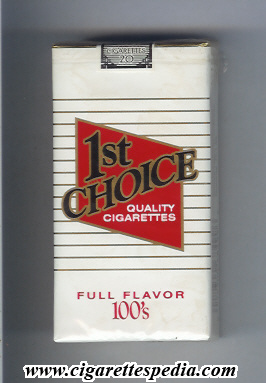 1 st choice full flavor l 20 s usa