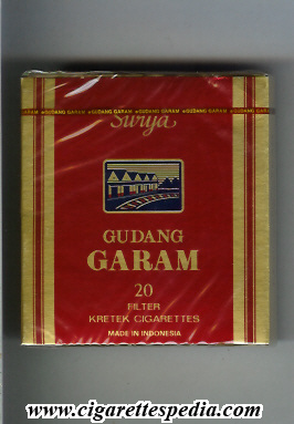 gudang garam surya ks 20 b red indonesia