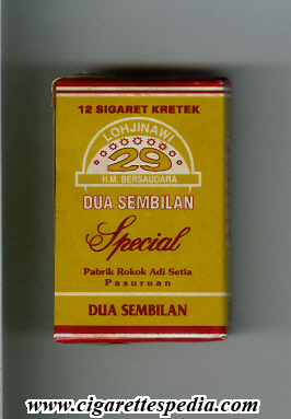 dua sembilan 29 lohjinawi special ks 12 s indonesia