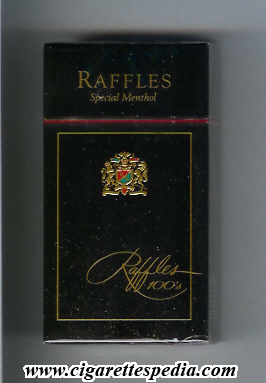 raffles special menthol l 20 h black usa