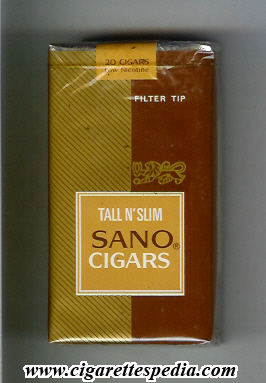 sano tall n slim cigars l 20 s usa