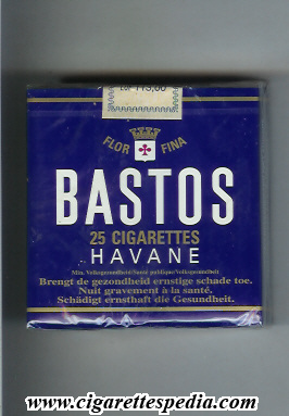 bastos havane s 25 s blue belgium