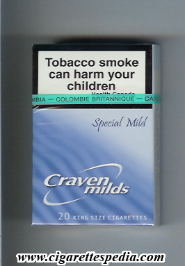 craven milds special mild ks 20 h blue canada