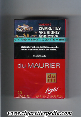 du maurier with diagonal line light ks 20 h canada