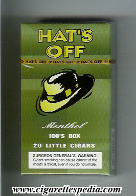 hat s off menthol little cigars l 20 h india