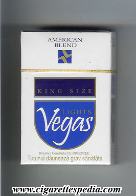 vegas roumanian version american blend lights ks 20 h roumania