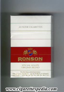 File:Ronson special lights virginia blend ks 20 h white red austria.jpg