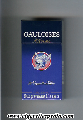 gauloises blondes with ring ks 10 h france