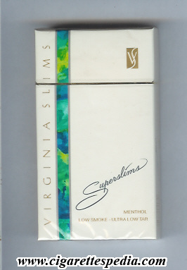 virginia slims vertical name superslims menthol l 20 h usa