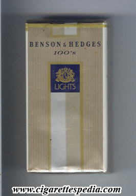 benson hedges lights l 20 s original design chile