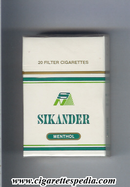 sikander menthol ks 20 h usa