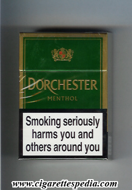 dorchester menthol ks 20 h green england
