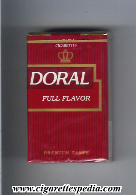 doral premium taste full flavor ks 20 s usa