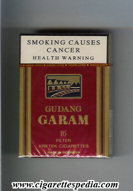 gudang garam ks 16 h dark red indonesia