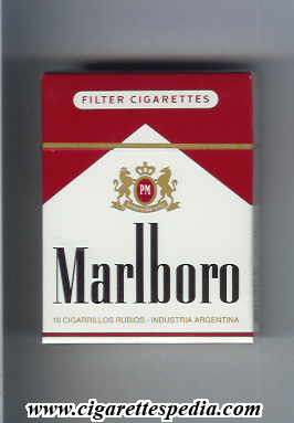 marlboro ks 16 h red white argentina