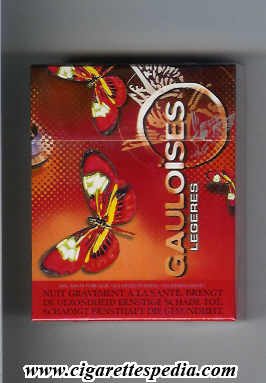 gauloises collection design with butterfly legeres ks 25 h france