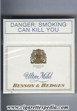 benson hedges ultra mild ks 30 h south africa