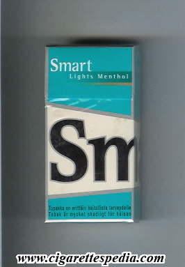 smart finnish version lights menthol ks 10 h finland