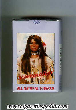 morning star all natural tobacco ks 20 s lights usa