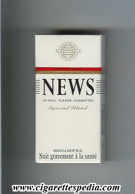 news international special blend full flavor ks 10 h france