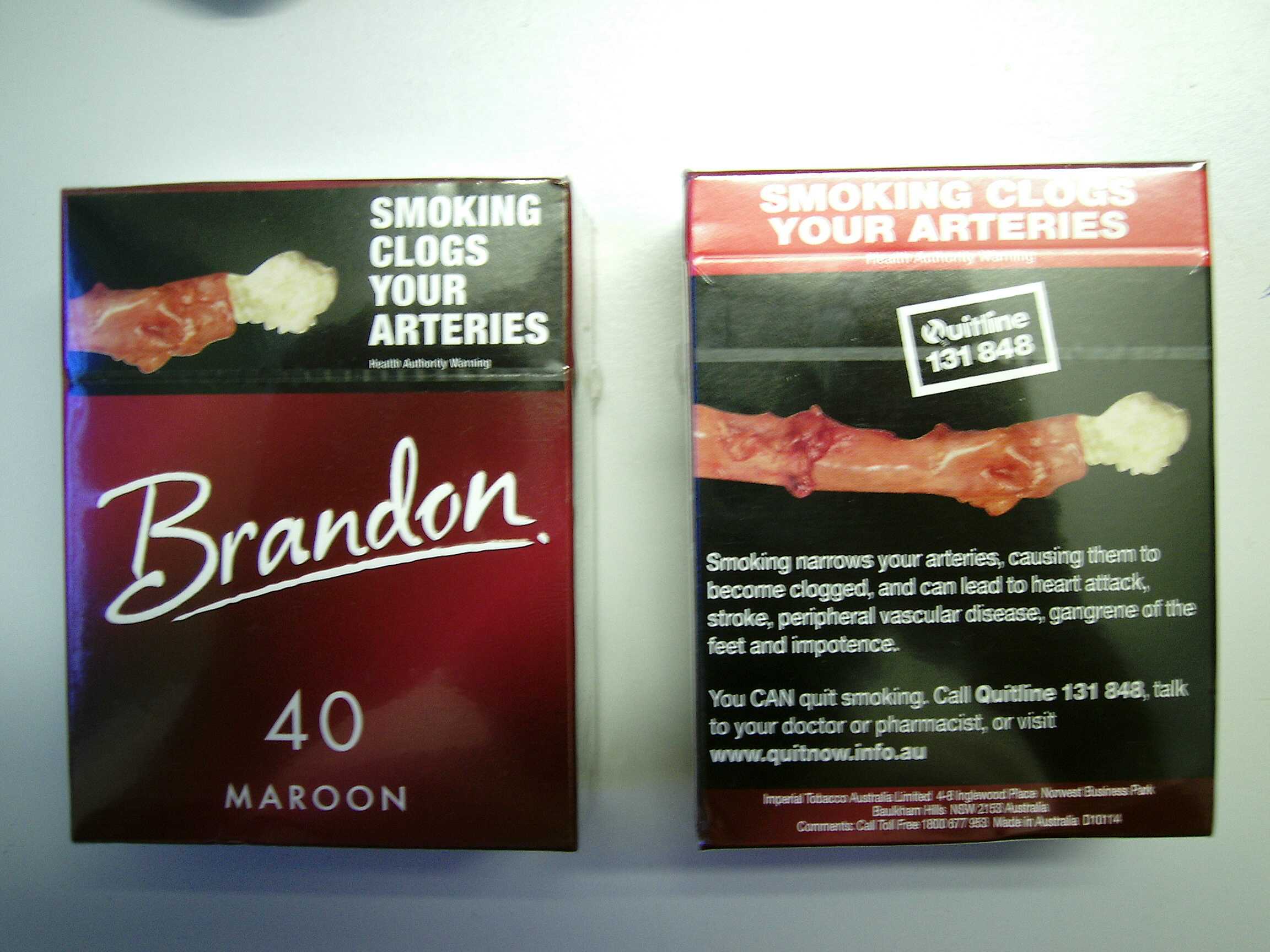 Brandon (Maroon 16mg) King Size 40pk front
