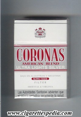 File:Coronas american blend ultra lights silver ks 20 h spain.jpg