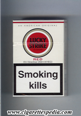 lucky strike red ks 20 h belgium usa