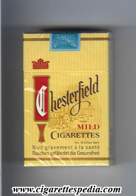 chesterfield mild ks 20 h switzerland usa