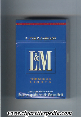 l m tobaccos lights ks 20 h germany usa