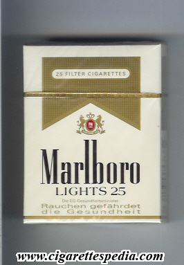 marlboro lights ks 25 h germany usa