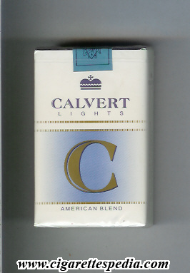 calvert c lights american blend ks 20 s uruguay