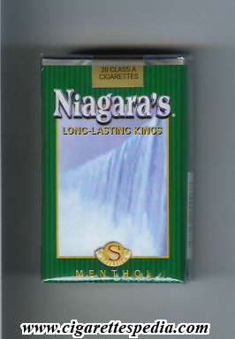 niagara s menthol ks 20 s usa