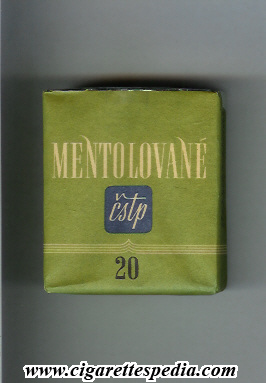 mentolovane s 20 s green blue czechoslovakia czechia