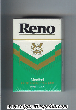 reno menthol ks 20 h usa