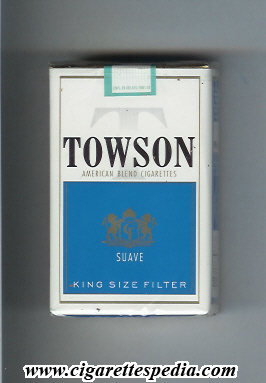 towson t american blend cigarettes suave ks 20 s brazil