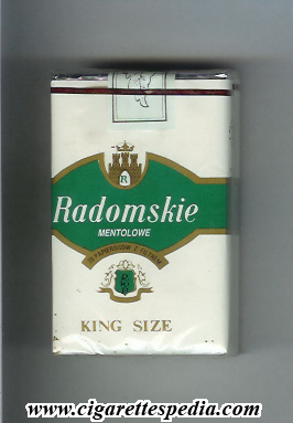 radomskie mentolowe ks 20 s white green poland