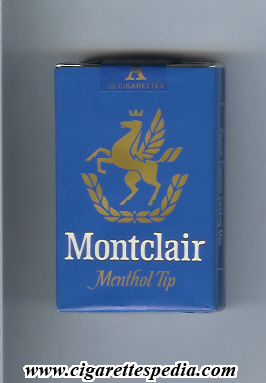 montclair menthol tip ks 20 s usa