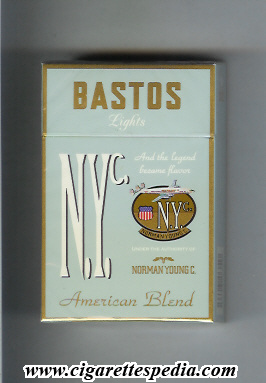 n y c bastos lights american blend ks 20 h belgium