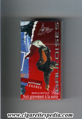 gauloises collection design extrem altitude legeres ks 10 h france