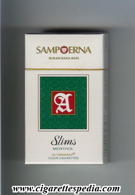 samp o erna a slims menthol ks 20 h indonesia
