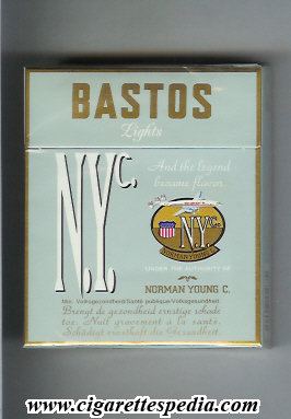 n y c bastos lights ks 25 h belgium