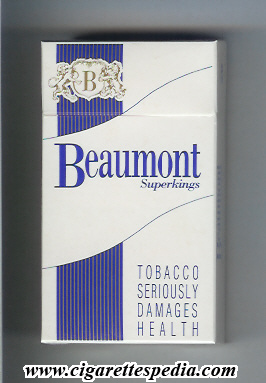 beaumont horizontal name l 20 h white blue england