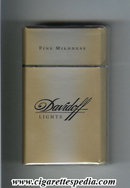 davidoff lights fine mildness l 20 h germany