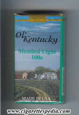 ol kentucky menthol light l 20 s usa